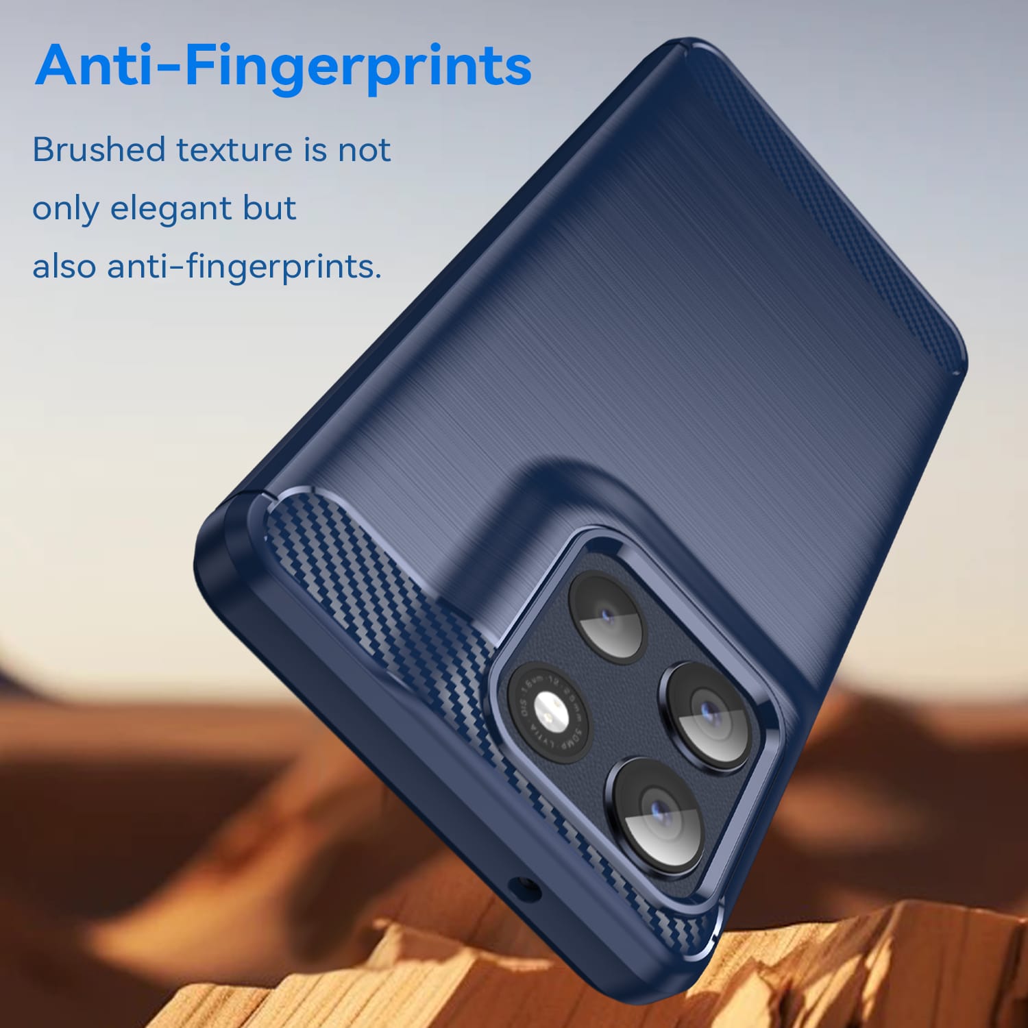 Motorola Moto G86 5G Carbon Fibre Brushed Case [Navy]