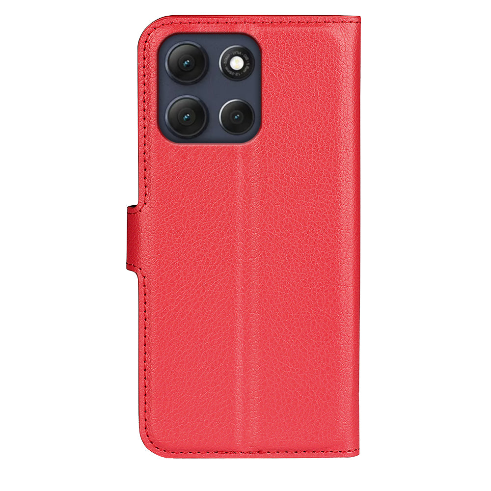 Moto G86 5G PU Wallet Case [Red]