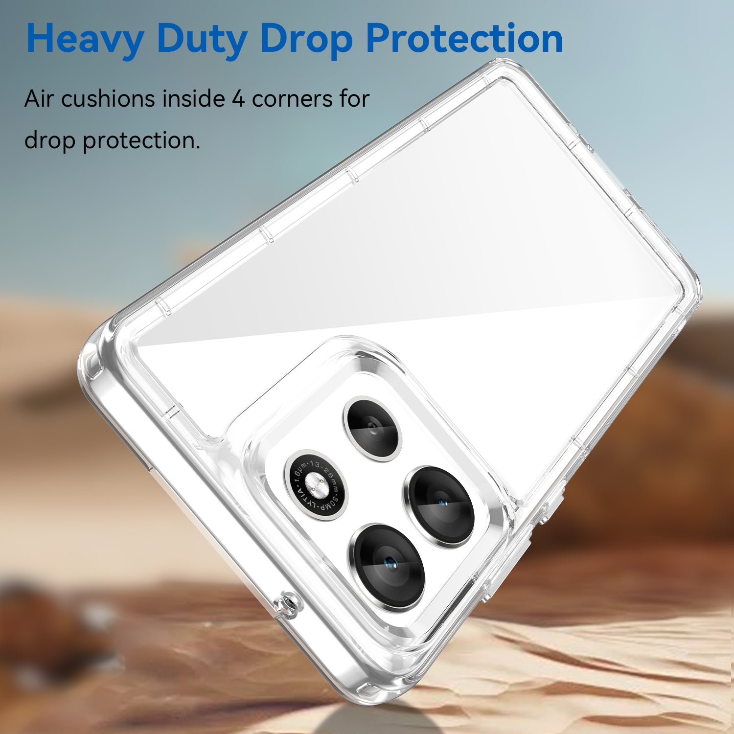 Motorola Moto A86 5G Soft TPU Bumper Case [Clear]