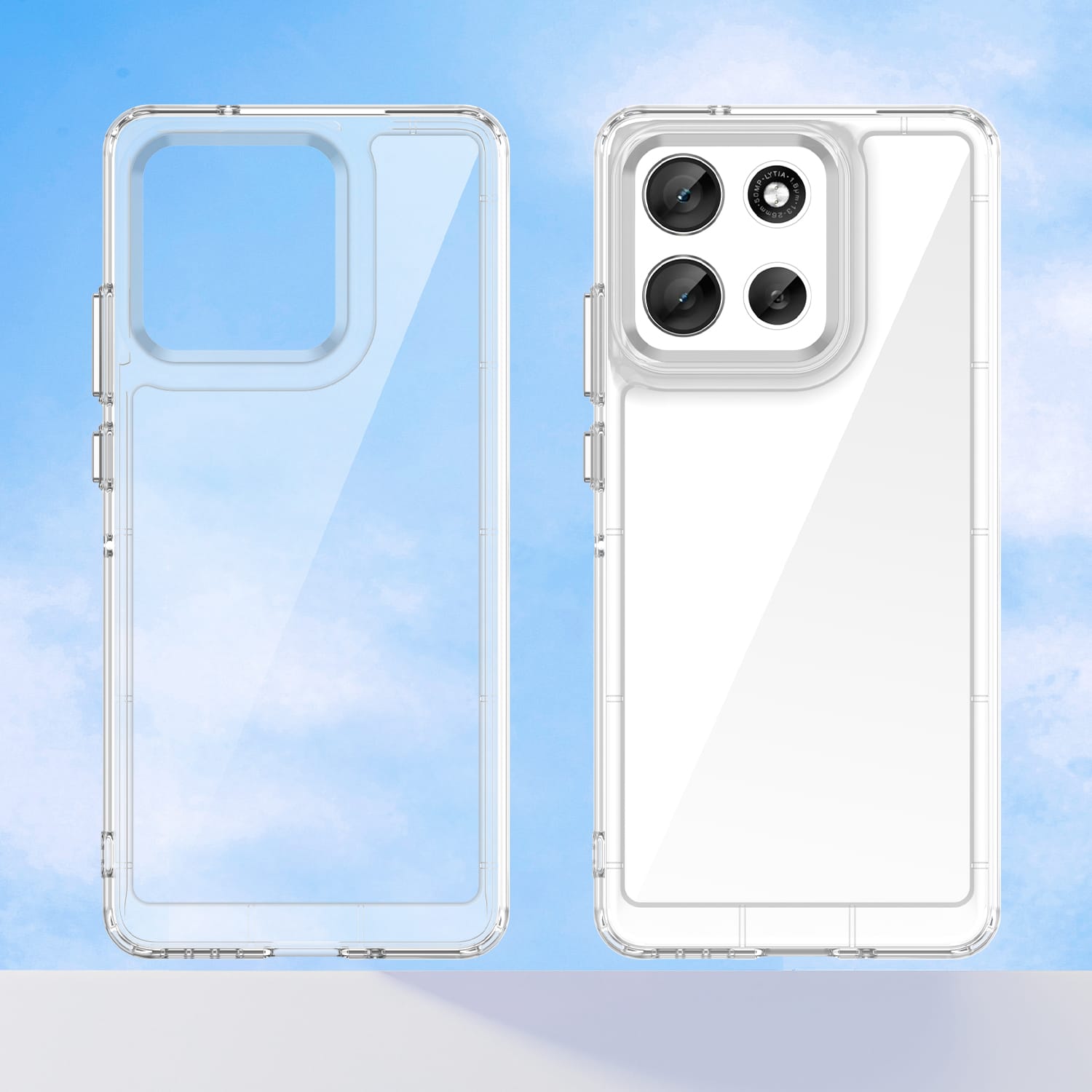 Motorola Moto A86 5G Soft TPU Bumper Case [Clear]