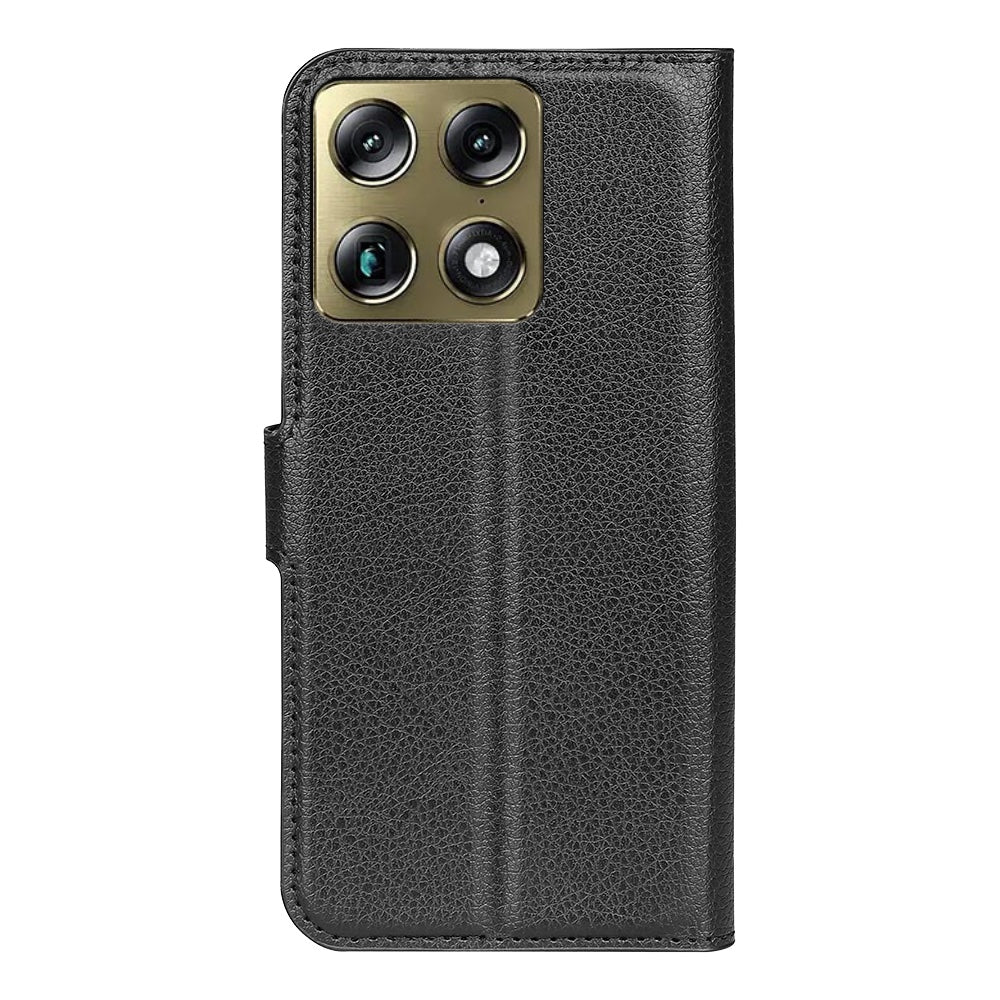 Wallet Case for Motorola Signature – PU Leather Flip Cover with Card Holder & Stand [Black]