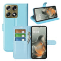 Wallet Case for Motorola Signature – PU Leather Flip Cover with Card Holder & Stand [LightBlue] - LightBlue