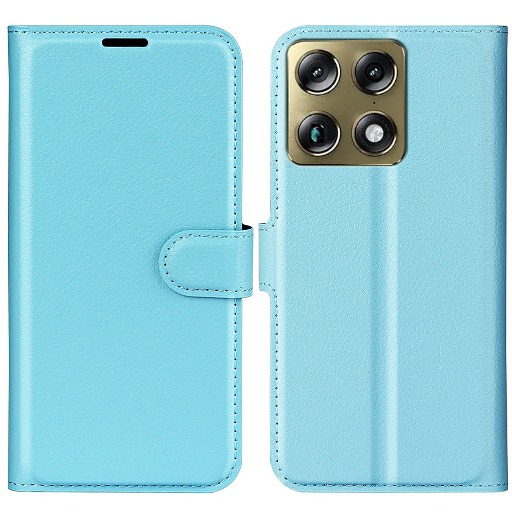 Wallet Case for Motorola Signature – PU Leather Flip Cover with Card Holder & Stand [LightBlue]