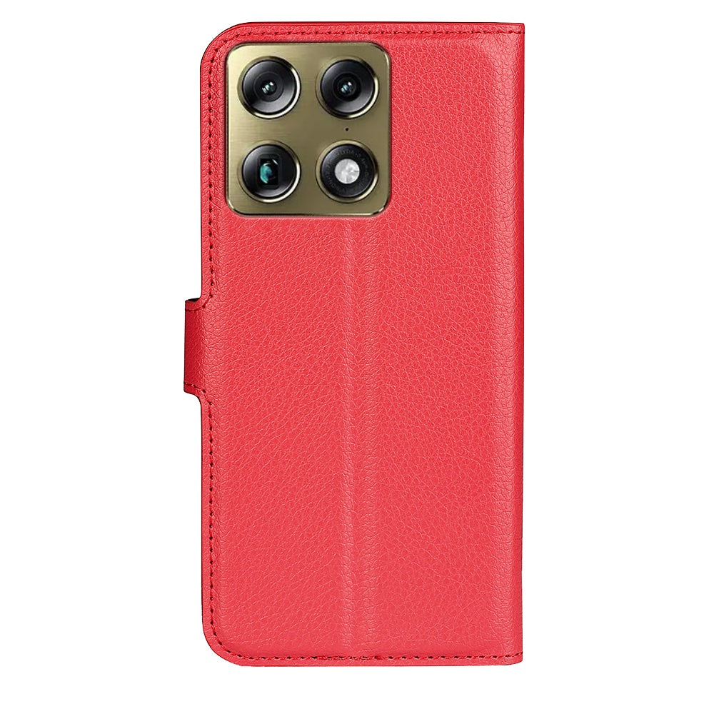 Wallet Case for Motorola Signature – PU Leather Flip Cover with Card Holder & Stand [Red]