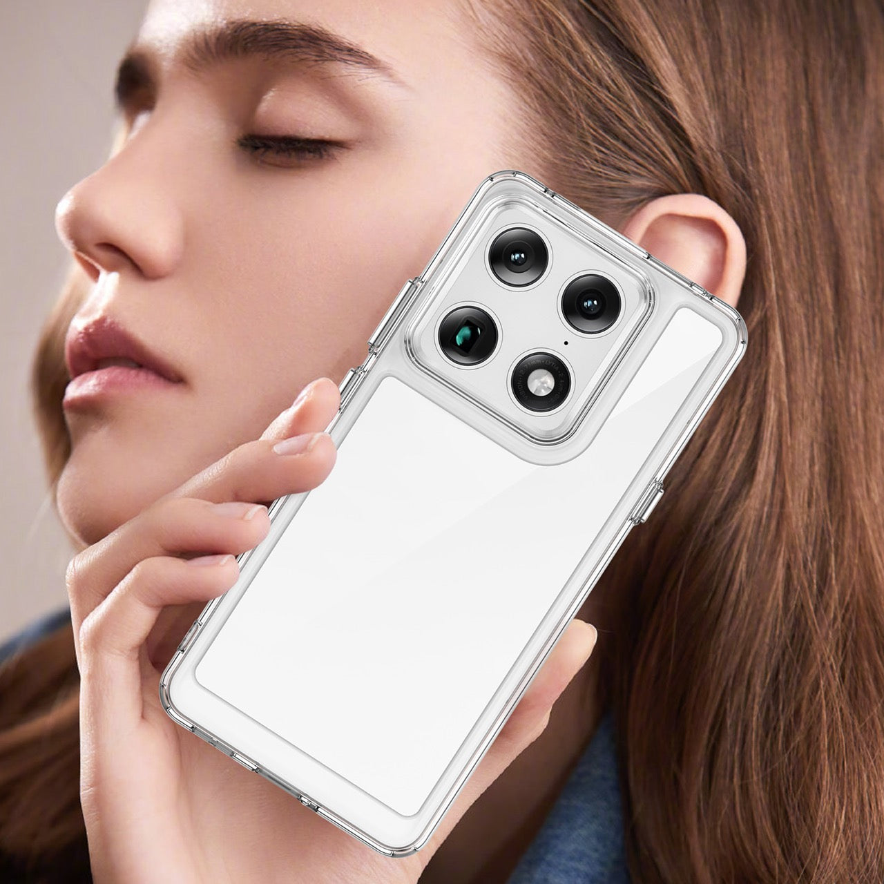 Motorola Signature Soft TPU Bumper Shockproof Cover Case [Clear]