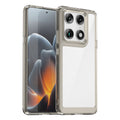 Motorola Signature Soft TPU Bumper Shockproof Cover Case [Clear Grey] - Clear Grey