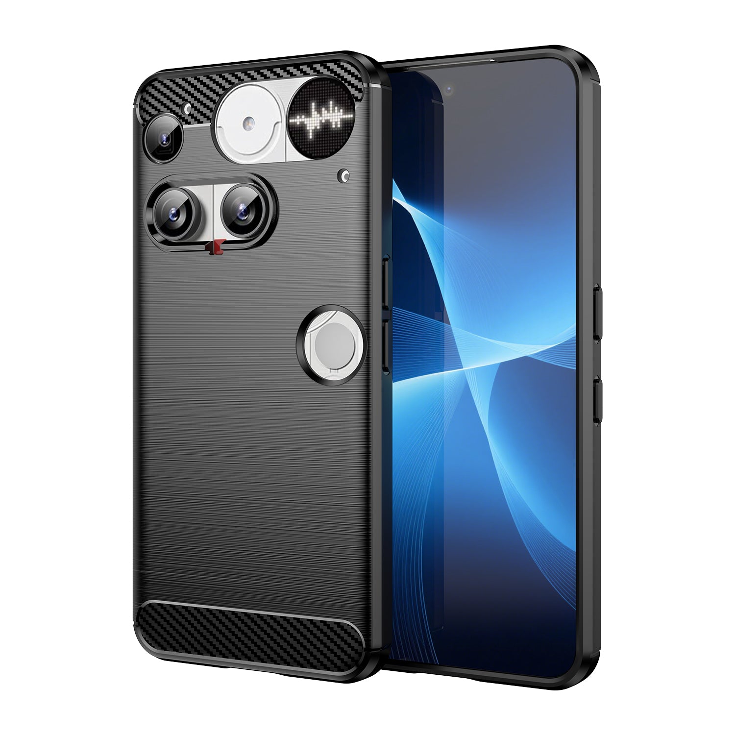 Nothing Phone (3) Carbon Fibre Brushed Case [Black]