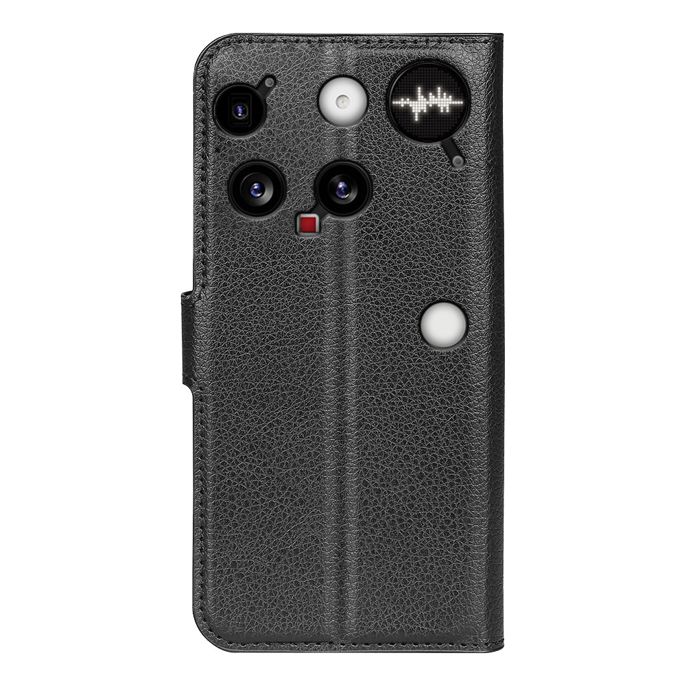 NOTHING Phone (3) PU Wallet Case [Black]