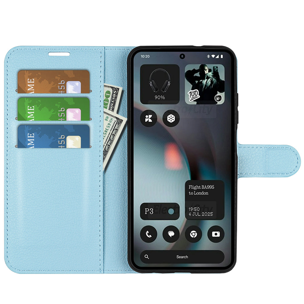 NOTHING Phone (3) PU Wallet Case [LightBlue]