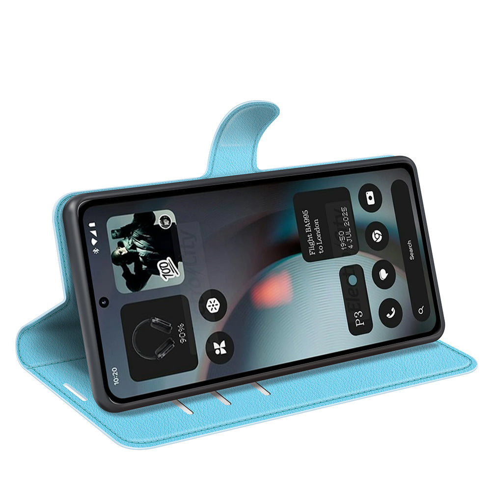 NOTHING Phone (3) PU Wallet Case [LightBlue]