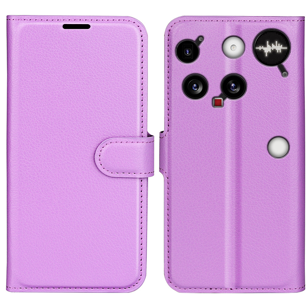 NOTHING Phone (3) PU Wallet Case [Purple]