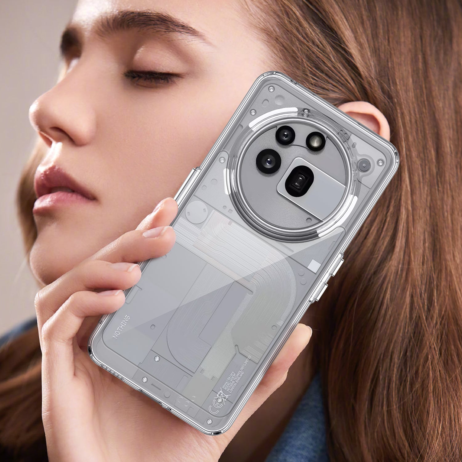 Nothing Phone (3a) Pro Soft TPU Bumper Case [Clear]
