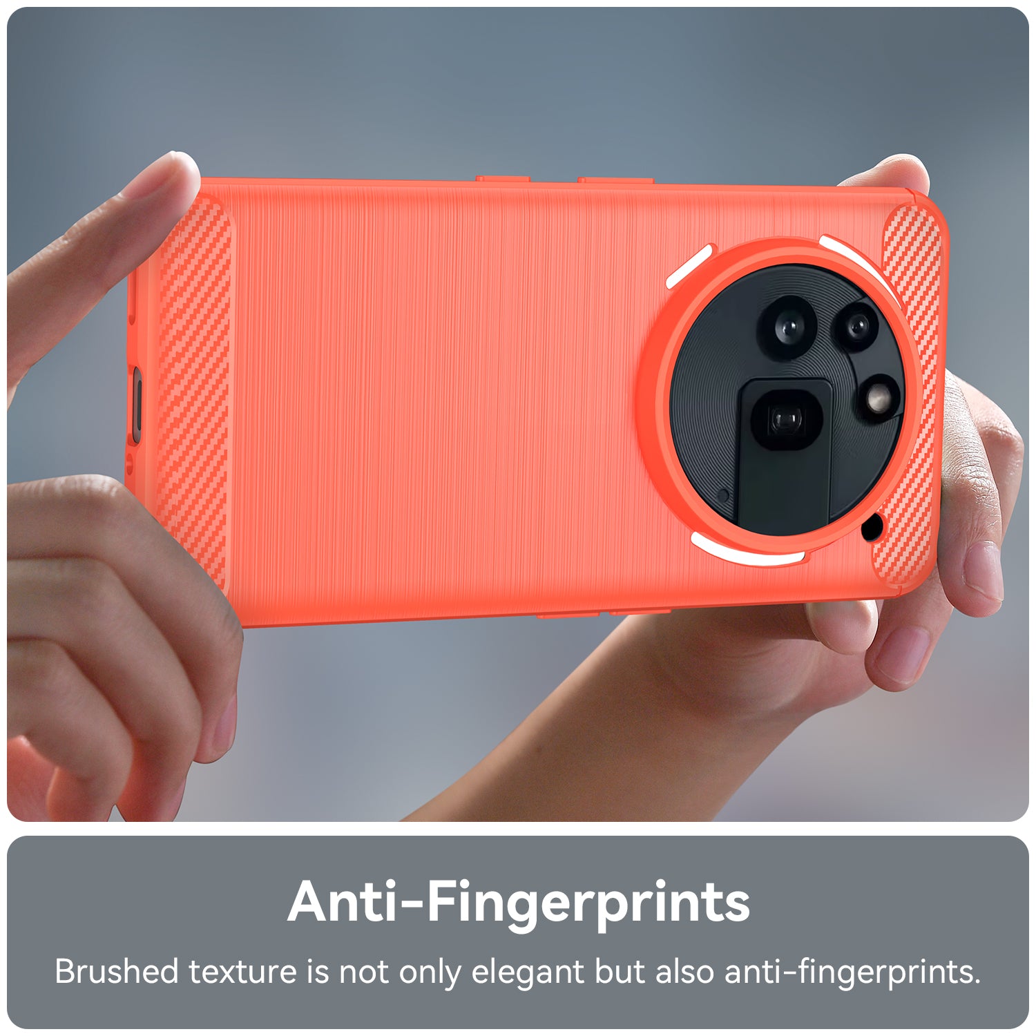 Nothing Phone (3a) Pro Carbon Fibre Brushed Case [Red]