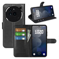 Nothing Phone (3a) Pro PU Wallet Case [Black] - Black