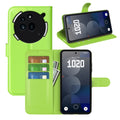 Nothing Phone (3a) Pro PU Wallet Case [Green] - Green