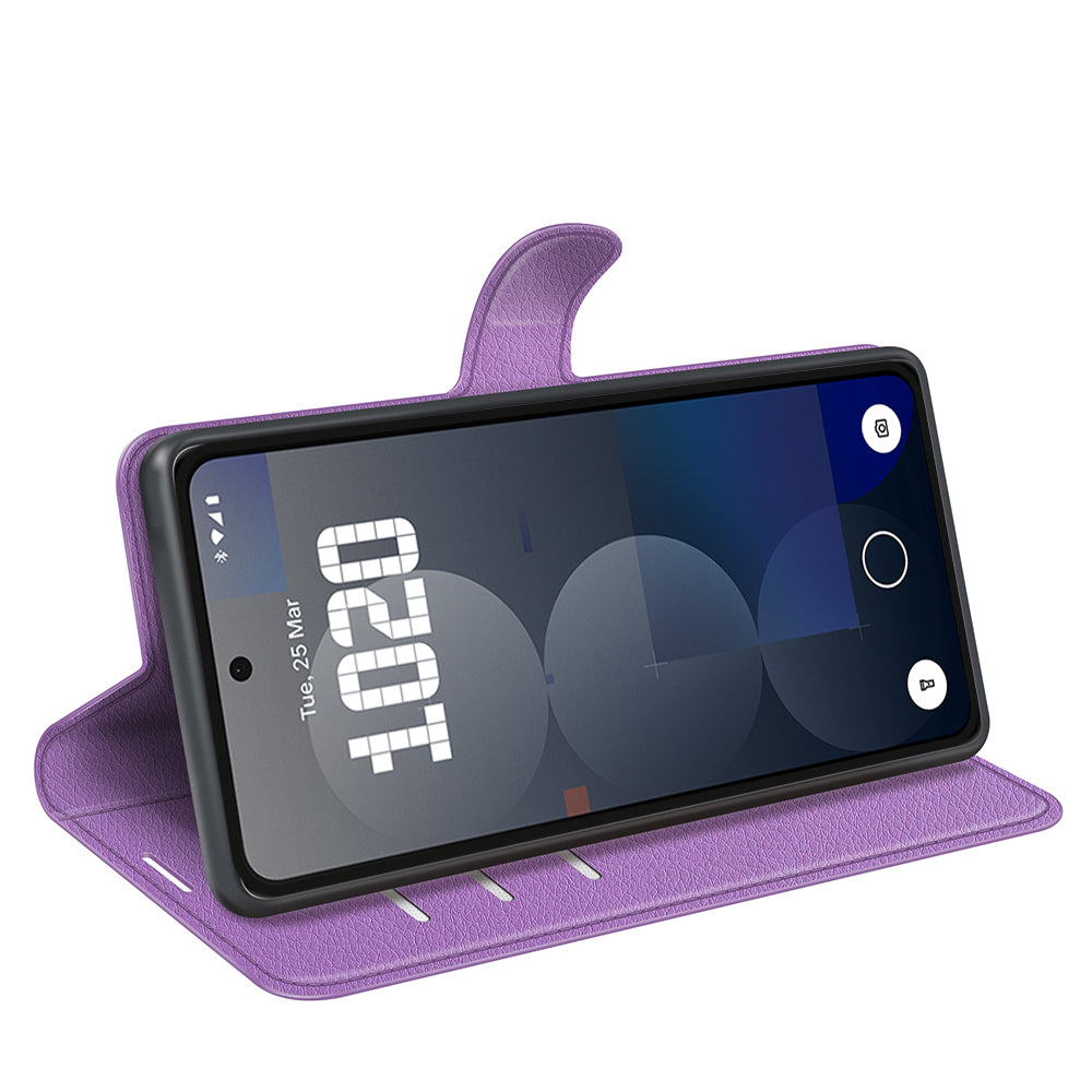 Nothing Phone (3a) Pro PU Wallet Case [Purple]