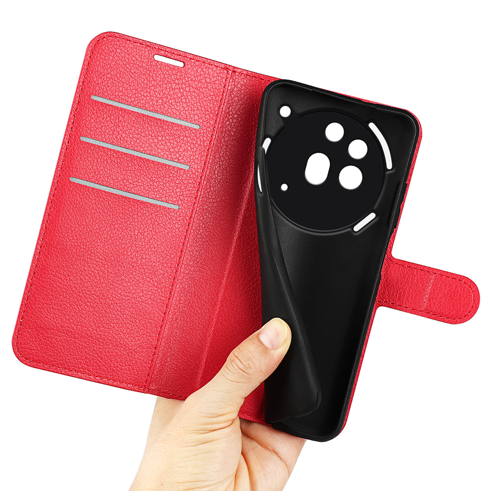 Nothing Phone (3a) Pro PU Wallet Case [Red]