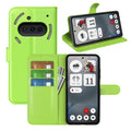 Nothing Phone (3a) PU Wallet Case [Green] - Green