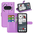 Nothing Phone (3a) PU Wallet Case [Purple] - Purple