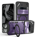 Nothing Phone (3a) Ring Kickstand Case w/ Camera Cover [Purple] - Purple
