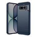 NOTHING Phone (4a)  Carbon Fibre TPU Case Slim Shockproof Cover Navy - Navy