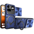 NOTHING Phone (4a) Pro Ring Kickstand Case w/ Camera Cover [Navy] - Navy