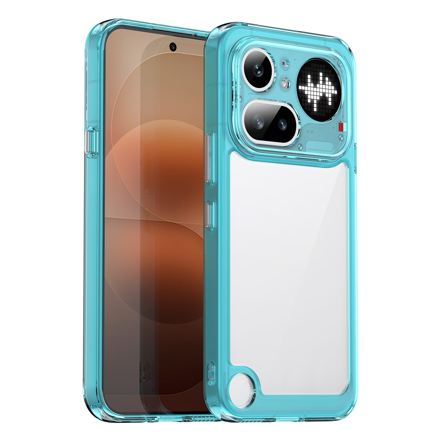 Nothing Phone (4a) Pro Soft TPU Bumper Shockproof Cover Case [Clear Blue]