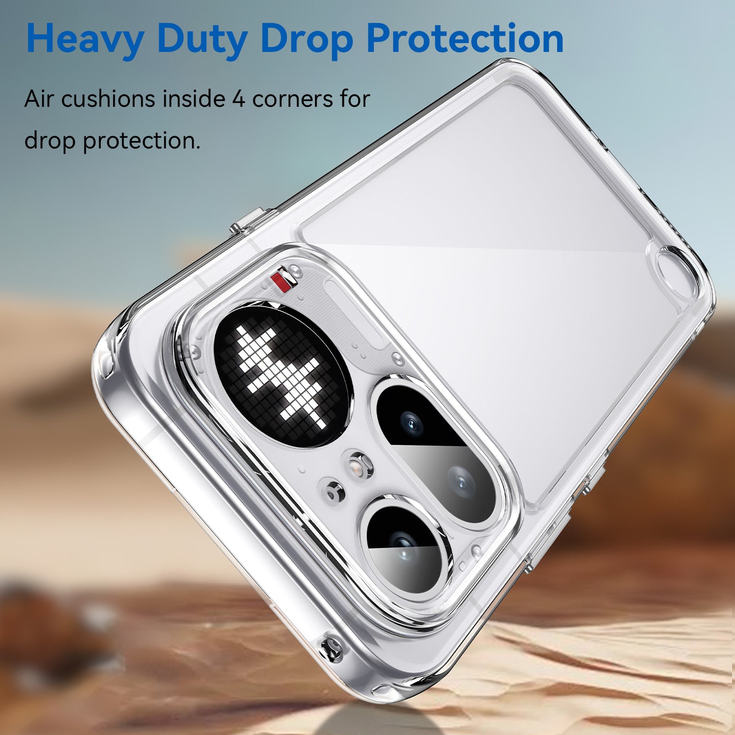 Nothing Phone (4a) Pro Soft TPU Bumper Shockproof Cover Case [Clear]