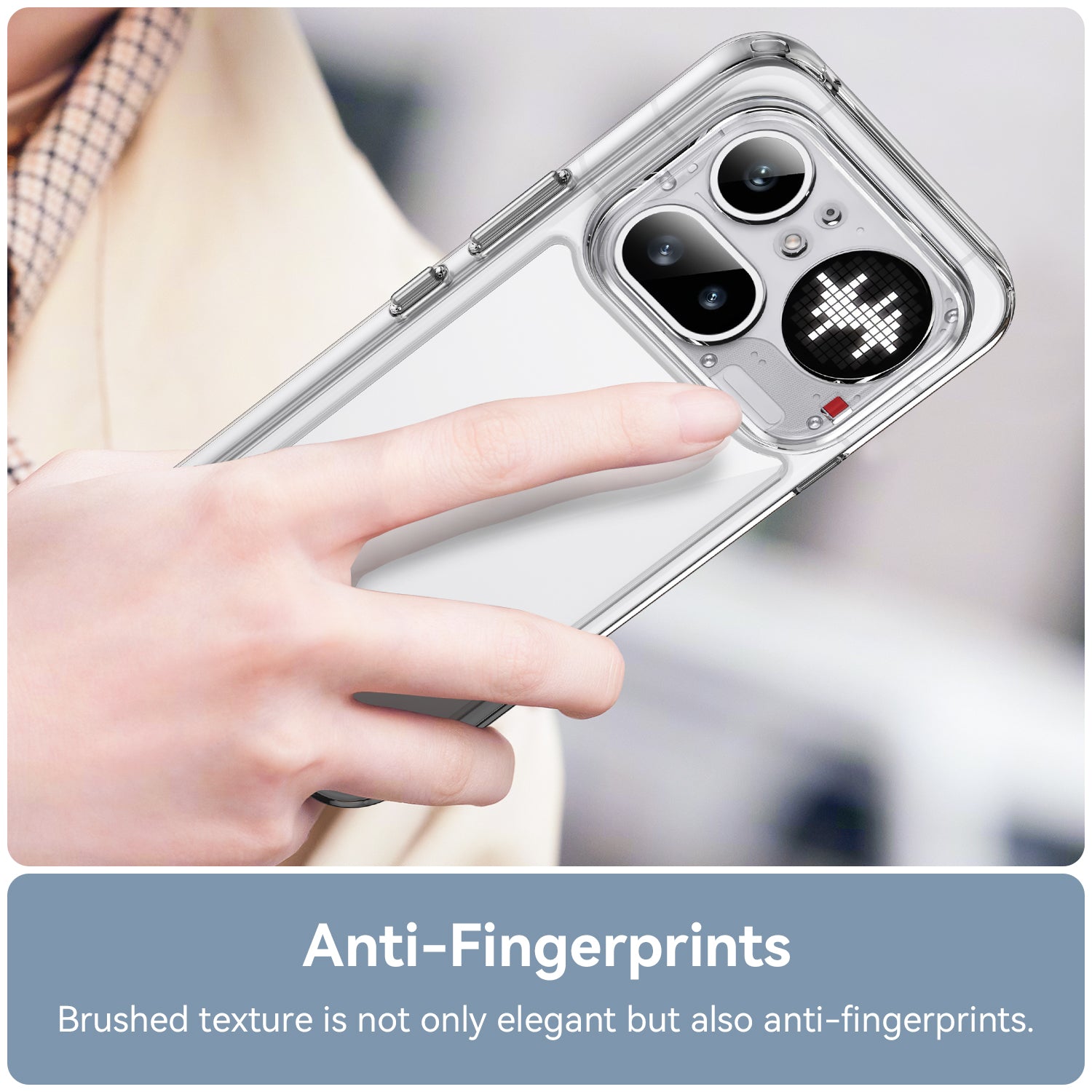 Nothing Phone (4a) Pro Soft TPU Bumper Shockproof Cover Case [Clear]