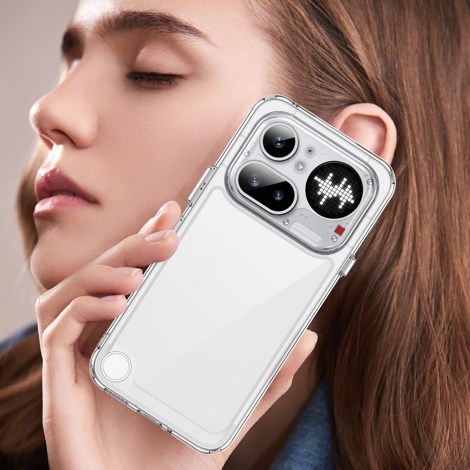 Nothing Phone (4a) Pro Soft TPU Bumper Shockproof Cover Case [Clear]