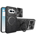 Nothing Phone (4a) Ring Kickstand Case w/ Camera Cover [Black] - Black