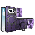 Nothing Phone (4a) Ring Kickstand Case w/ Camera Cover [Purple] - Purple
