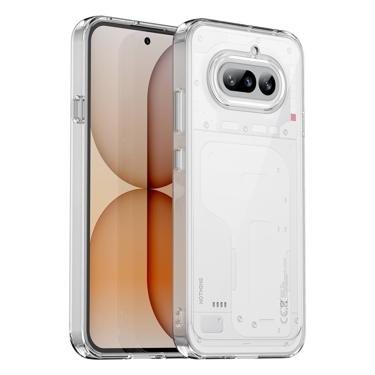 Nothing Phone (4a) Soft TPU Bumper Shockproof Cover Case [Clear]