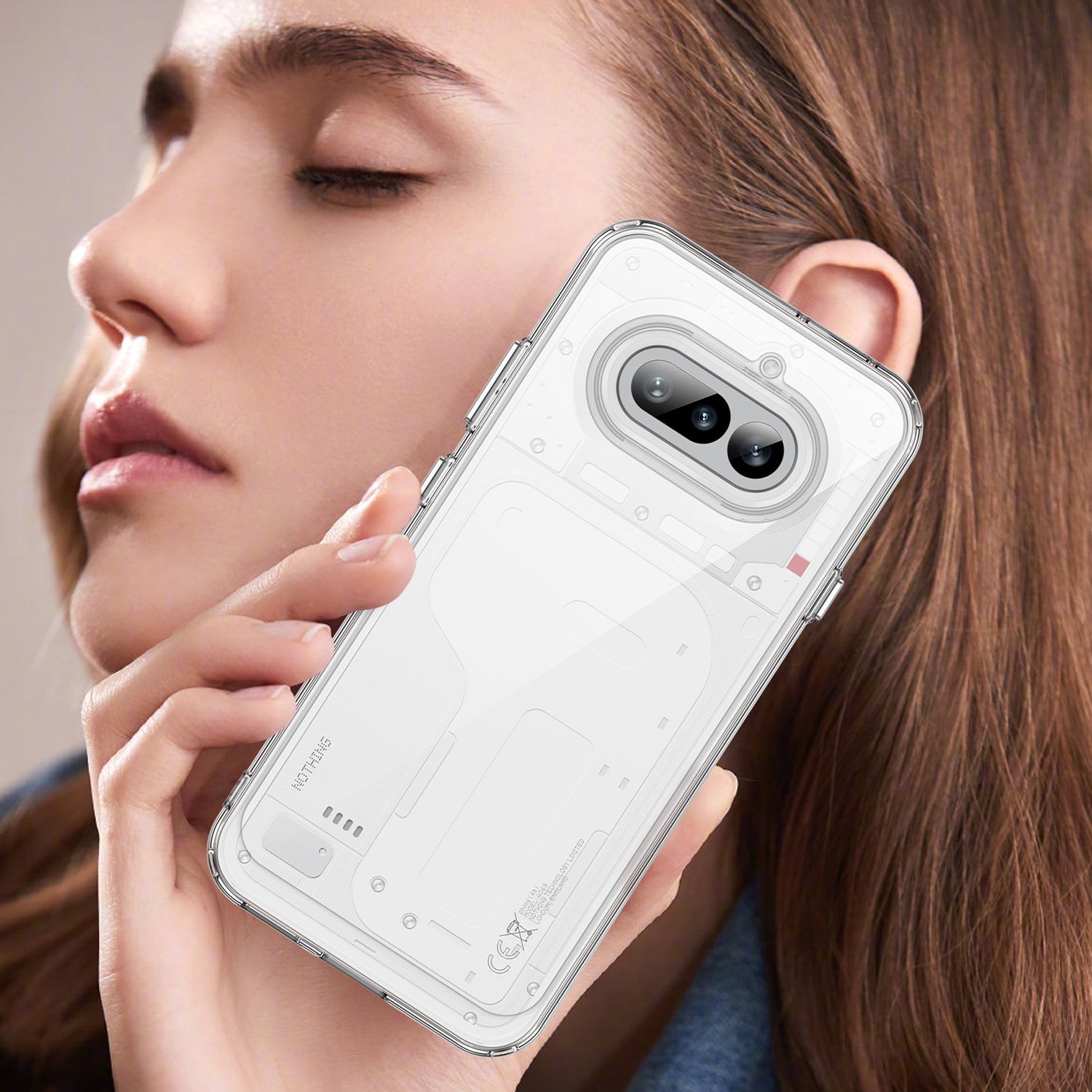Nothing Phone (4a) Soft TPU Bumper Shockproof Cover Case [Clear]
