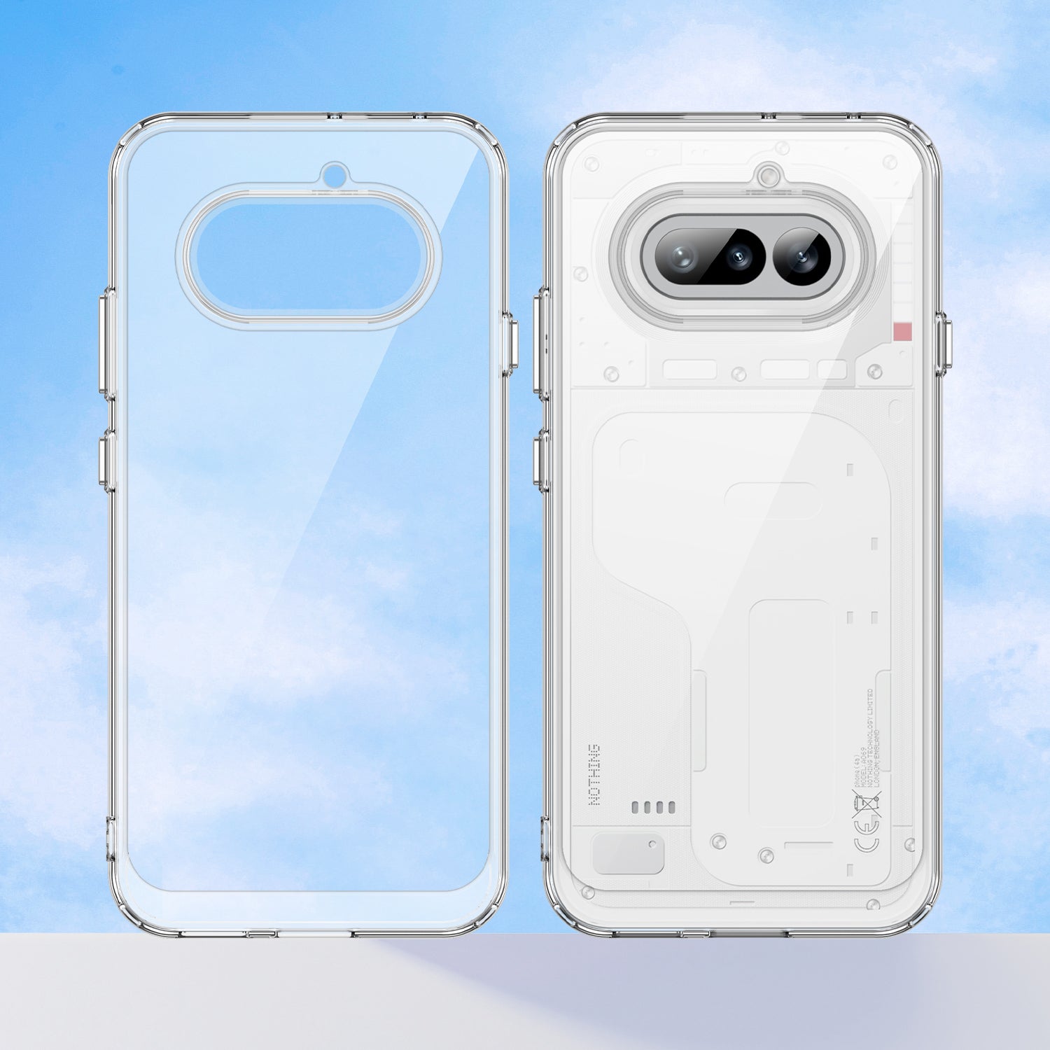 Nothing Phone (4a) Soft TPU Bumper Shockproof Cover Case [Clear]