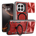 OnePlus 13 Ring Kickstand Case w/ Camera Cover [Red] - Red