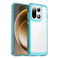 OnePlus 15 Soft TPU Bumper Shockproof Cover Case [Clear Blue] - Clear Blue