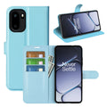 Wallet Case for OnePlus 15R – PU Leather Flip Cover with Card Holder & Stand [LightBlue] - LightBlue
