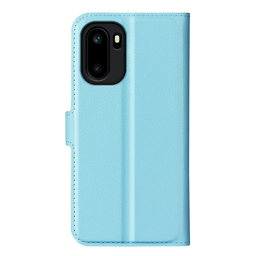 Wallet Case for OnePlus 15R – PU Leather Flip Cover with Card Holder & Stand [LightBlue]
