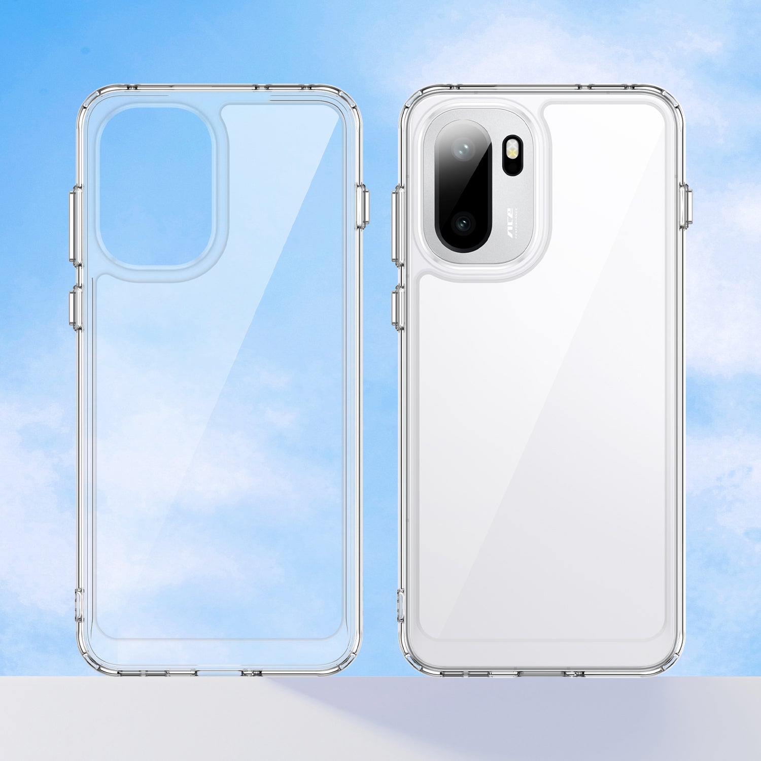 OnePlus 15R Soft TPU Bumper Shockproof Cover Case [Clear]