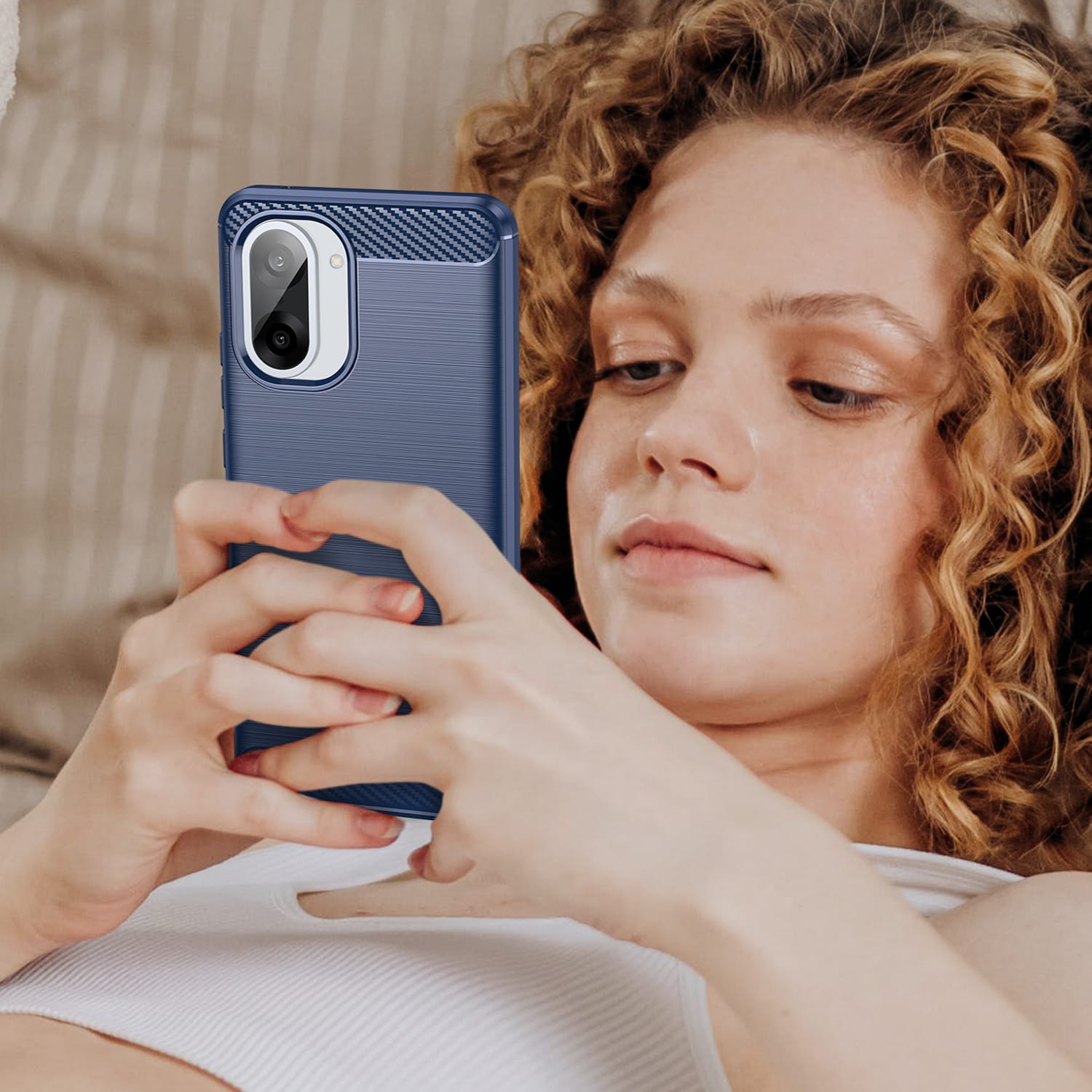 OnePlus Nord CE5 Carbon Fibre Brushed Case [Navy]