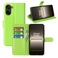 OnePlus Nord CE5 PU Wallet Case [Green] - Green