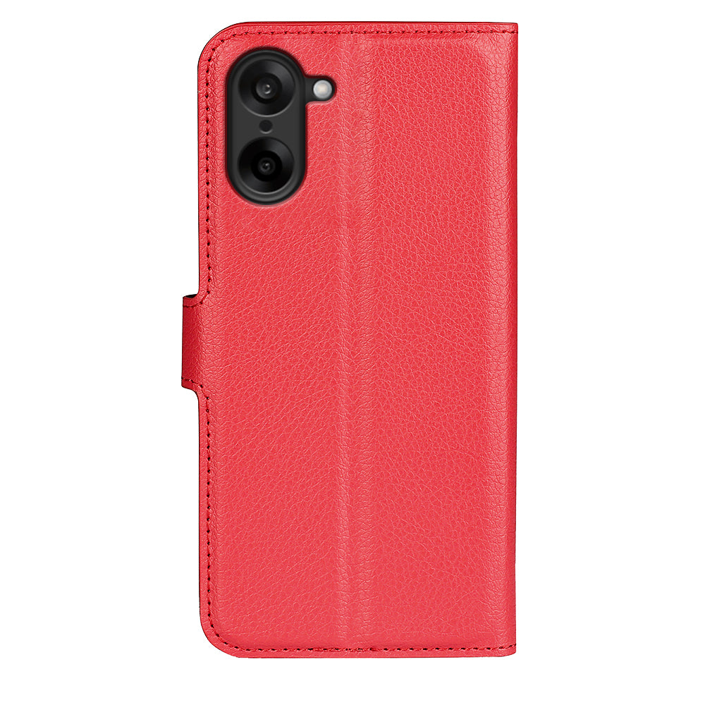 OnePlus Nord CE5 PU Wallet Case [Red]