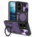 OnePlus Nord CE5 Ring Kickstand Case w/ Camera Cover [Purple] - Purple