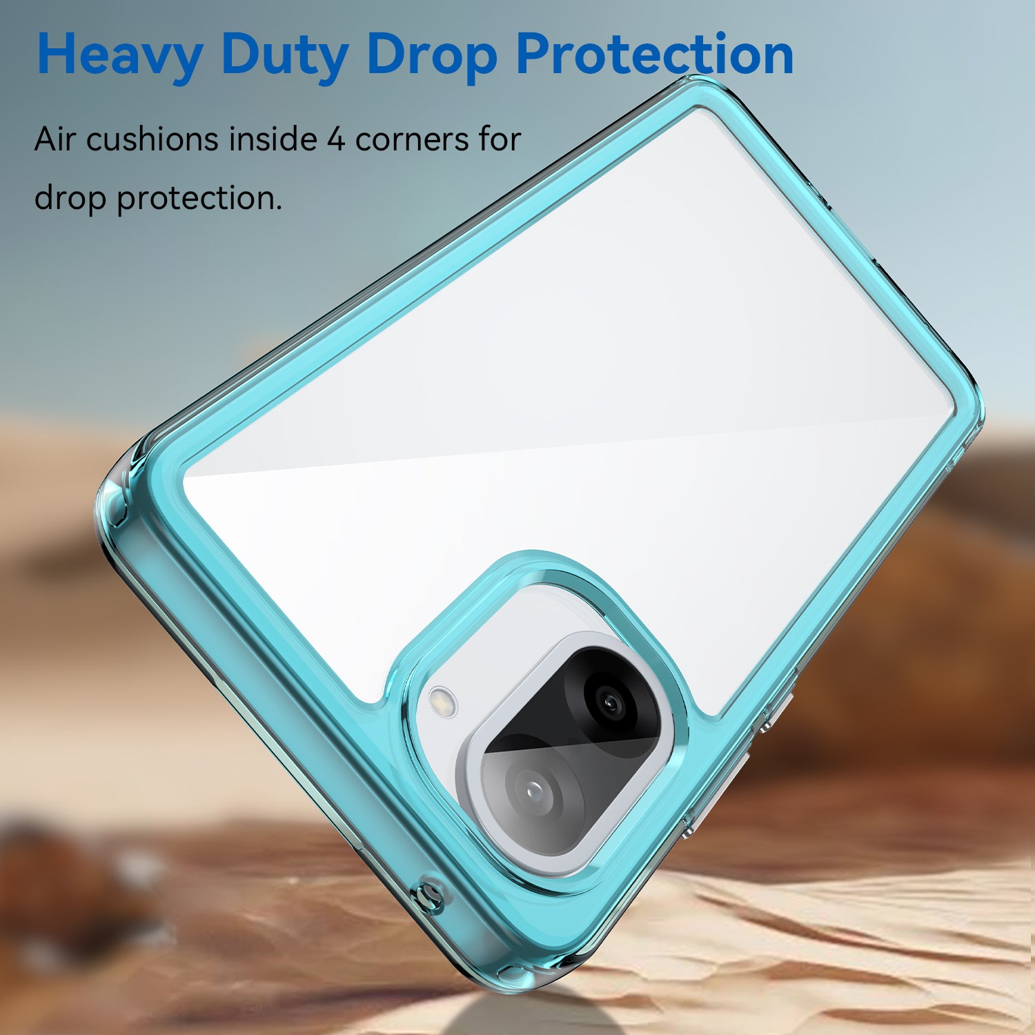 OnePlus Nord CE5 Soft TPU Bumper Case [Clear Blue]