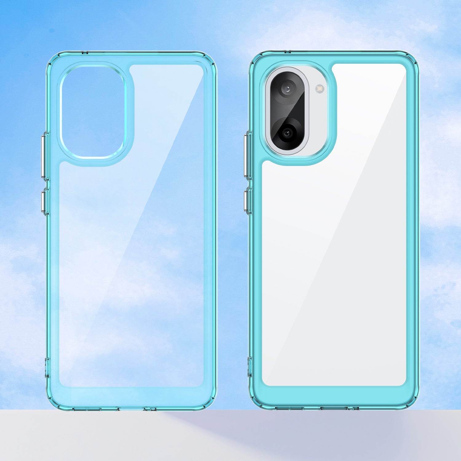 OnePlus Nord CE5 Soft TPU Bumper Case [Clear Blue]