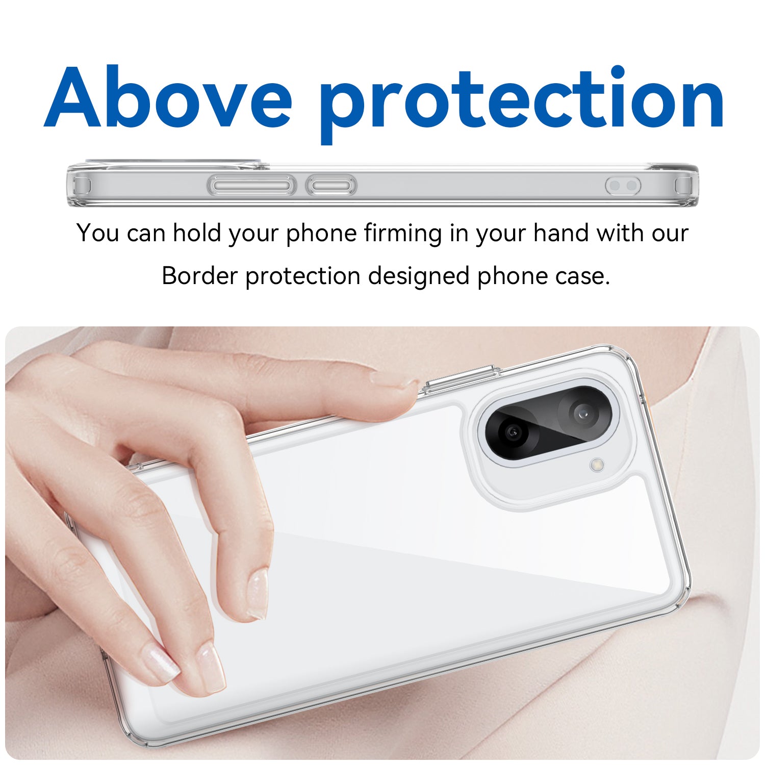 OnePlus Nord CE5 Soft TPU Bumper Case [Clear]