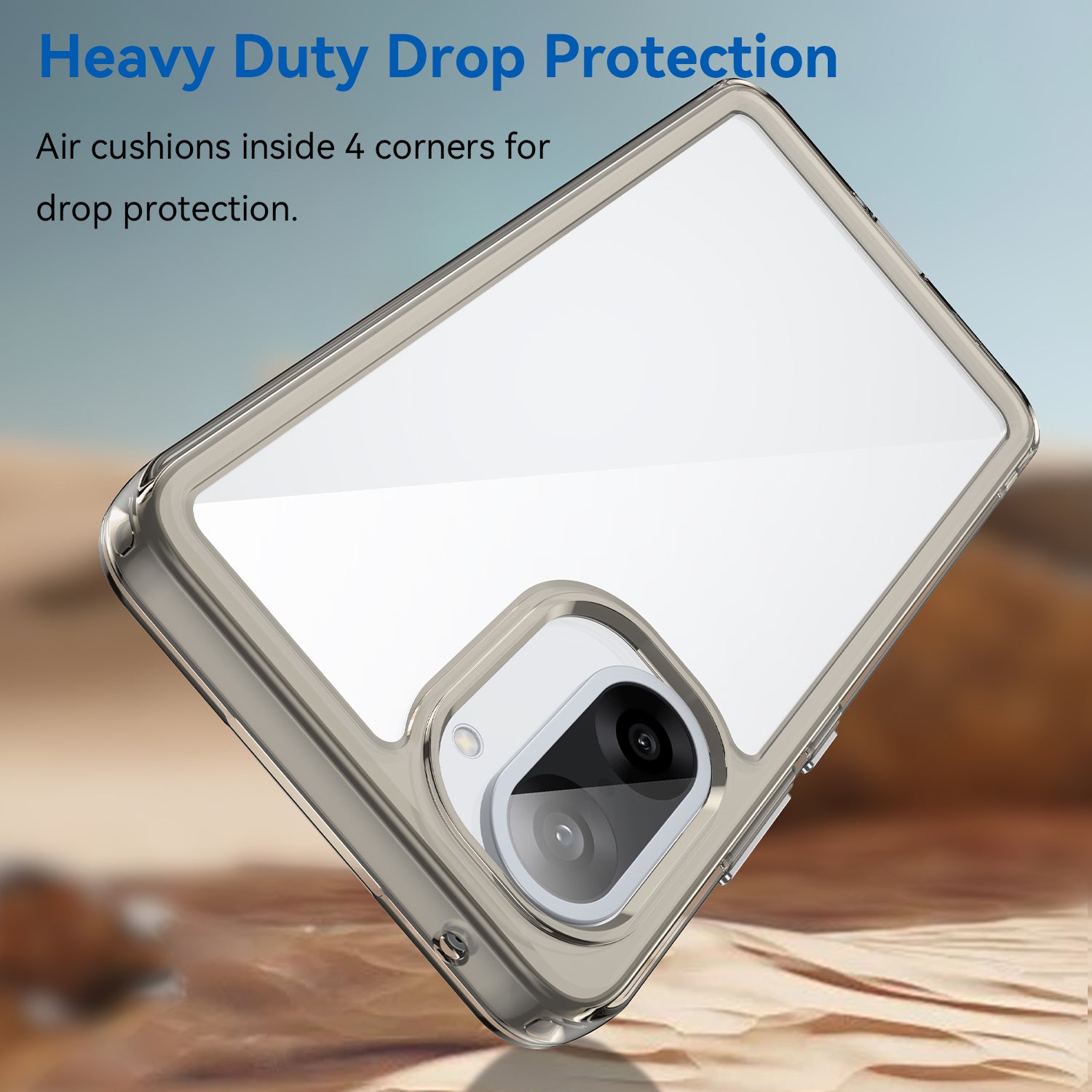 OnePlus Nord CE5 Soft TPU Bumper Case [Clear Grey]