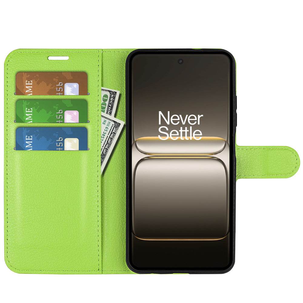 OnePlus Nord 5 PU Wallet Case [Green]