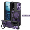 OnePlus Nord 5 Ring Kickstand Case w/ Camera Cover [Purple] - Purple